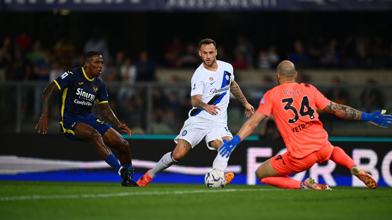 Meister Inter schloss die Serie A mit einem Unentschieden gegen Hellas Verona ab