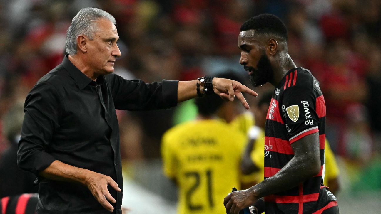 Tite explica substituição de Gerson no intervalo de Botafogo x Flamengo