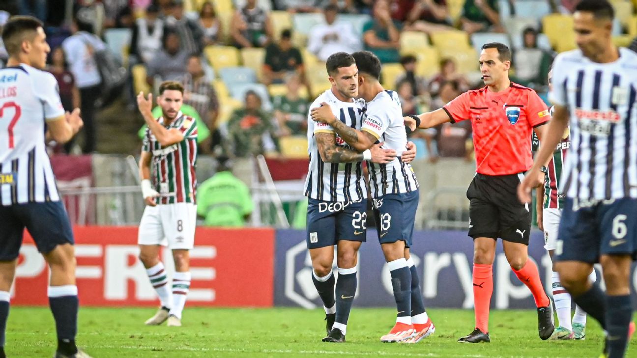 Le début de seconde période électrisant entre Fluminense et Alianza Lima