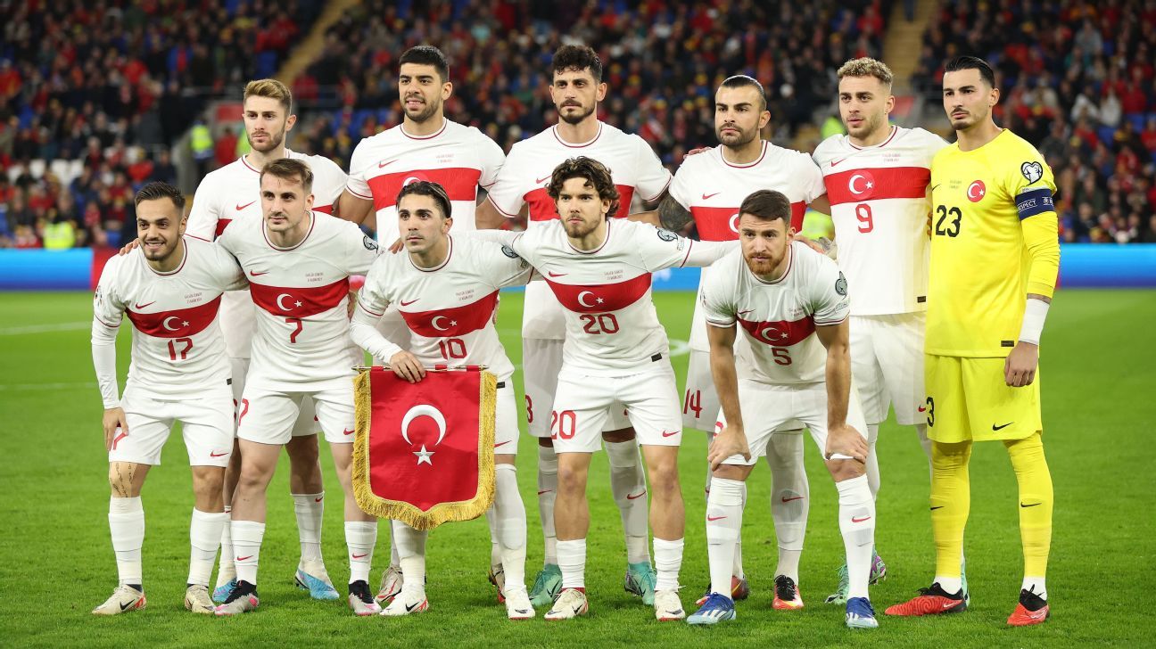 Turquía en la Eurocopa 2024: la formación, el grupo, la tabla, su fixture, hora y TV en vivo - ESPN