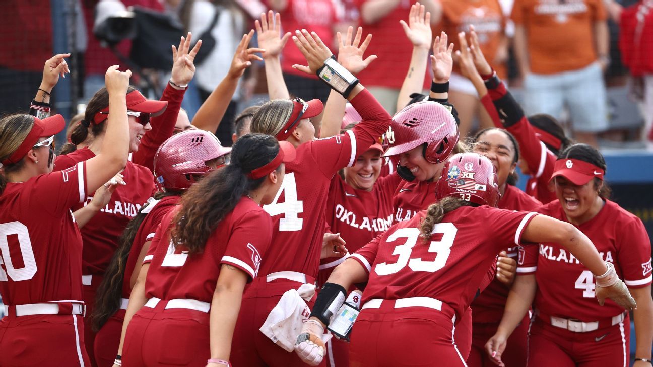 NCAA softball 2024 Scores, WCWS schedule, how to watch ESPN