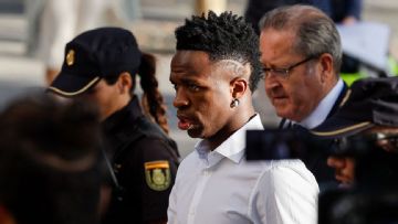 Valencia fans jailed for Real Madrid's Vinícius racial abuse