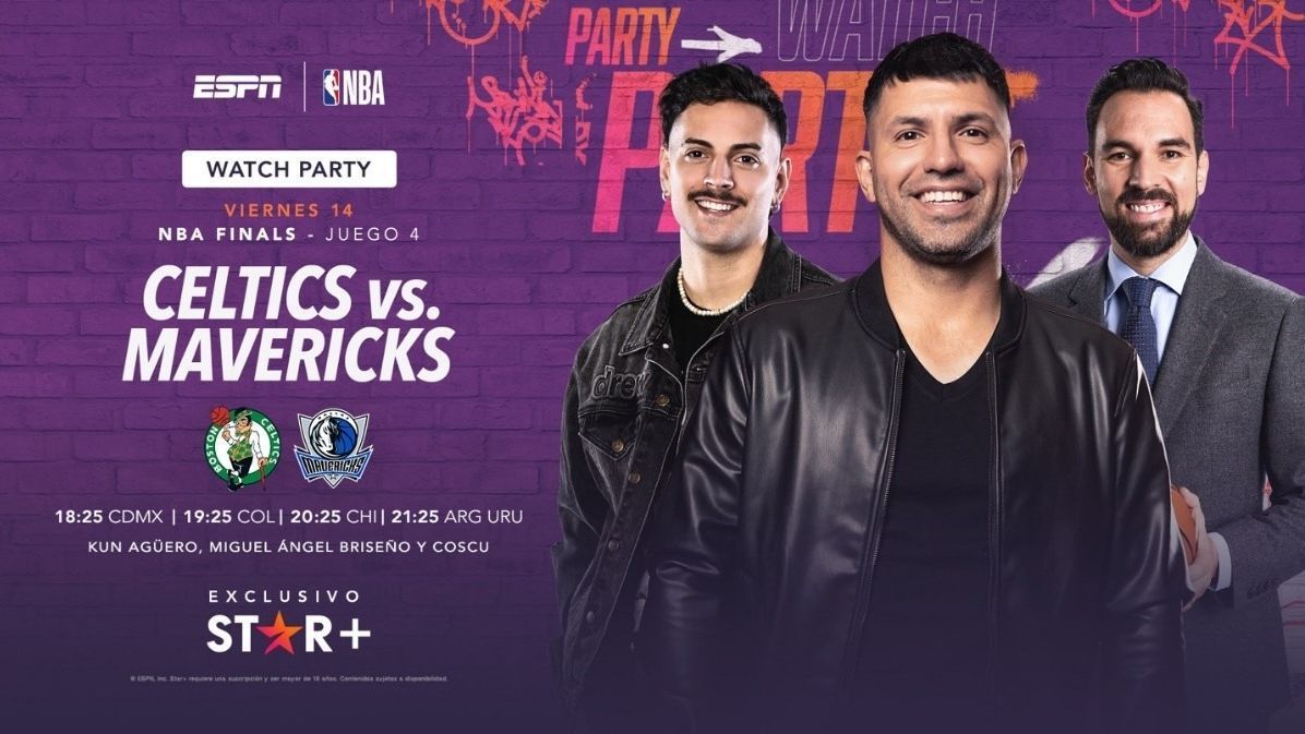 Die Spannung der NBA Finals 2024 lässt sich bei der Star+ Watch Party erleben