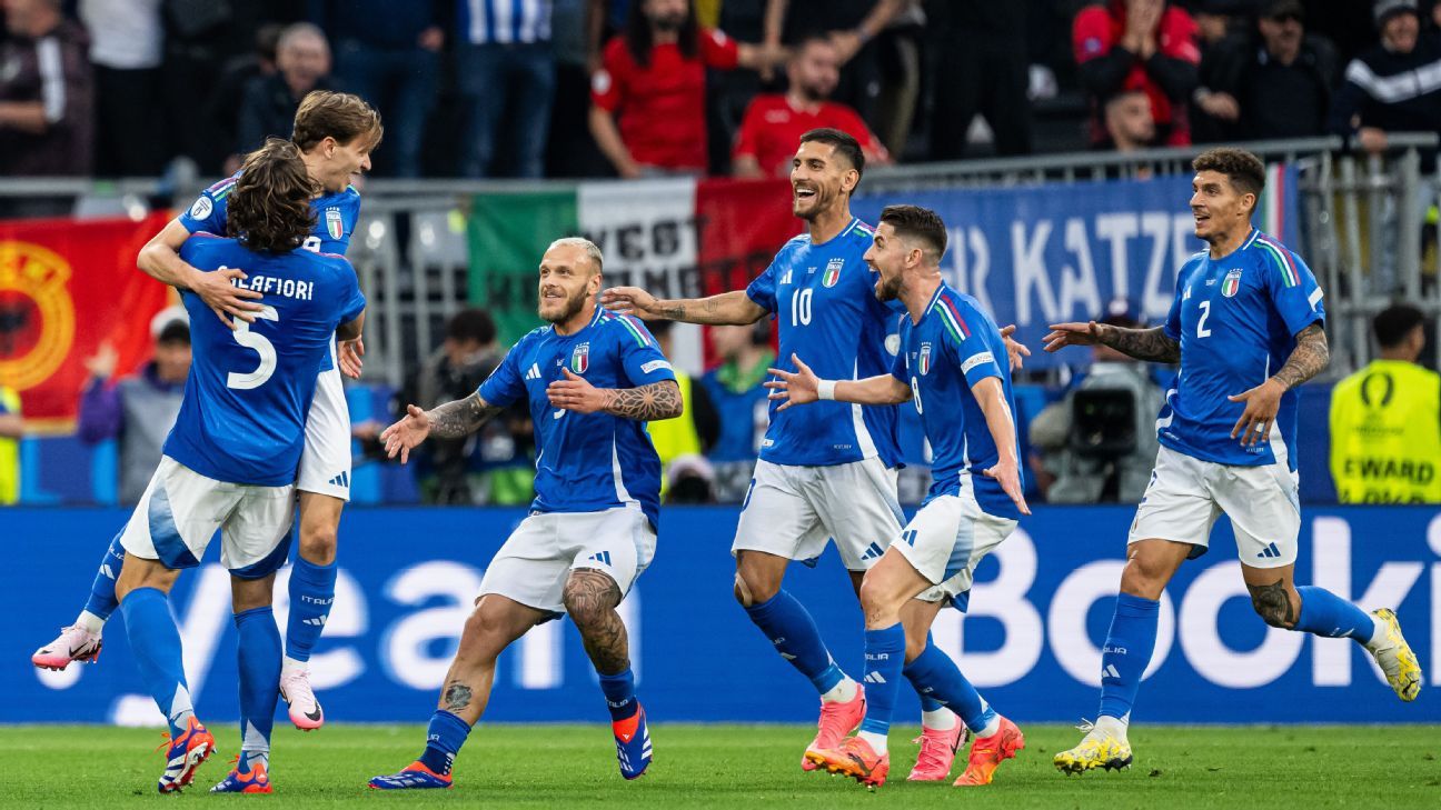 Italy survive a scare from Albania, 16-year-old Yamal leads Spain