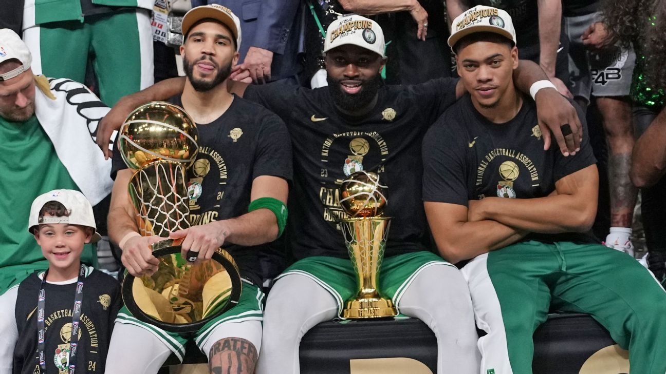 Les Celtics dominent les Mavericks lors du cinquième match et remportent un 18e championnat NBA, un record