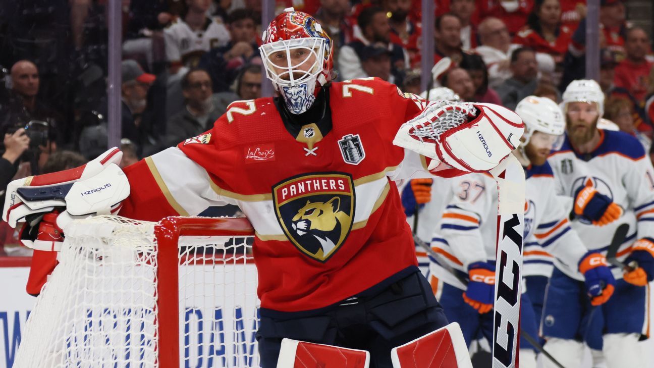 Panthers say Bobrovsky's struggles 'not his fault'