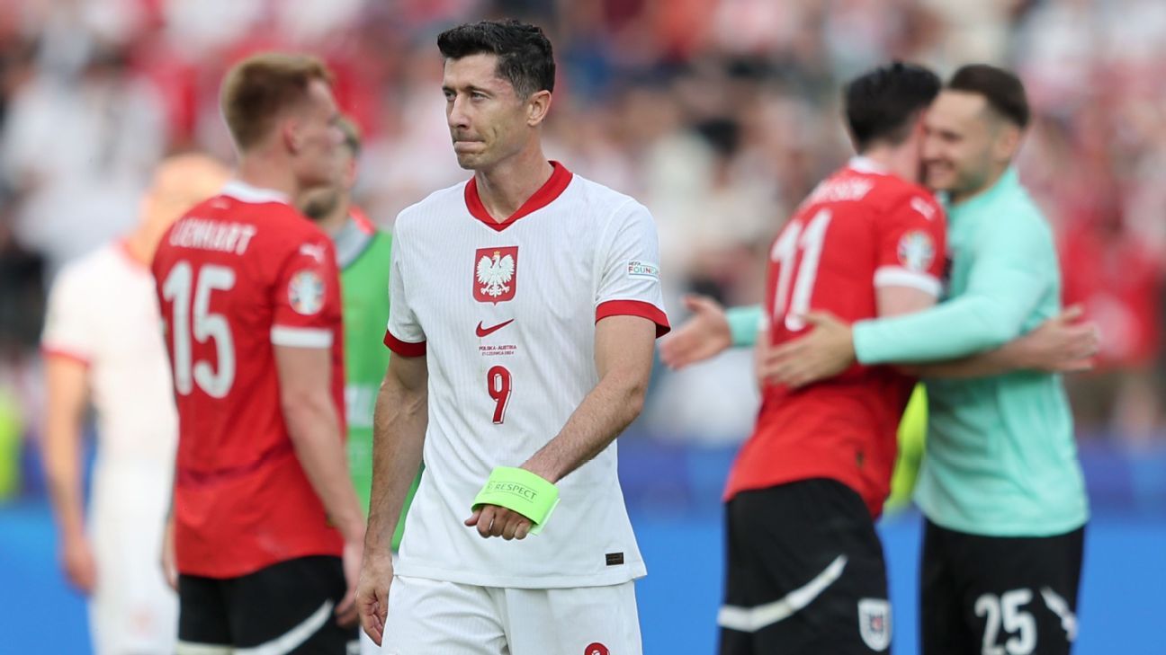 Lewandowski's Return Fails to Save Poland in Euro 2024 Loss to Austria