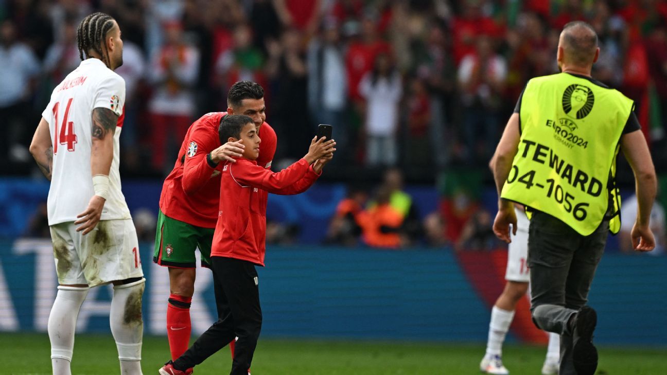 Euro 2024: UEFA to up security after Ronaldo pitch invasions