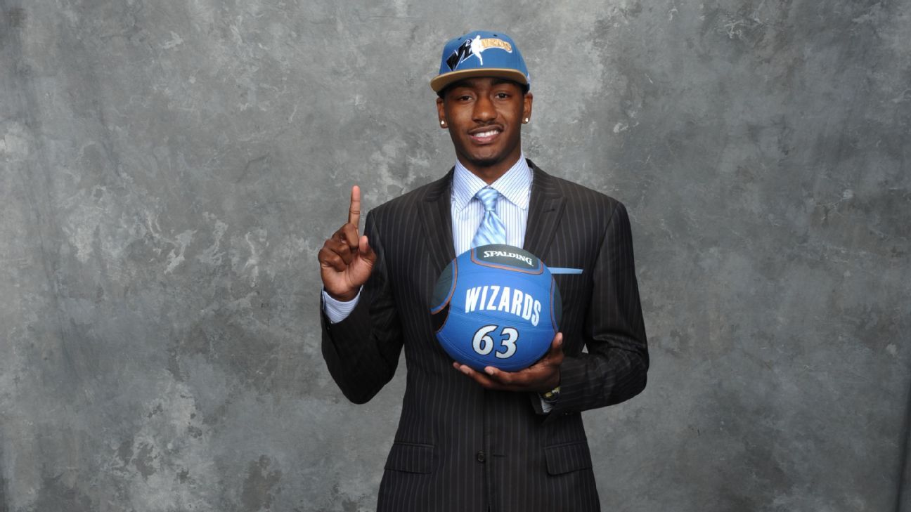 Джон Уолл на драфте НБА 2010