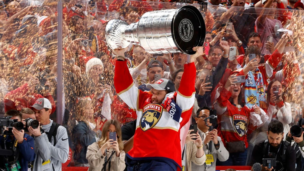 Florida Panthers Stanley Cup Champions with Aleksander Barkov Heroics