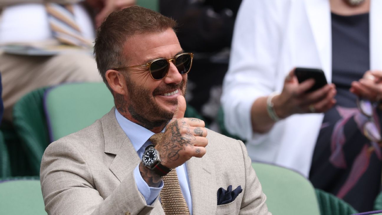Patrick Mahomes, David Beckham and more celebrities in attendance at Wimbledon 2024