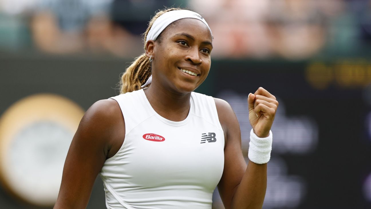 Gauff cruises at Wimbledon; Navarro routs Osaka