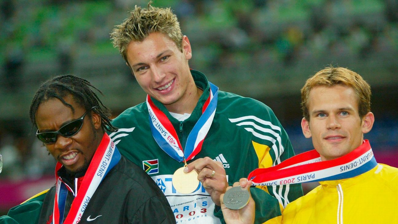 South African police investigate the death of former high jump world champion Jacques Freitag