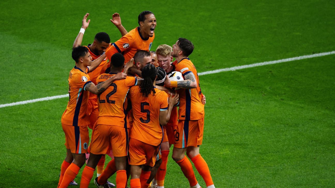 Euro 2024: Engeland traint in Nederland op weg naar halve finales