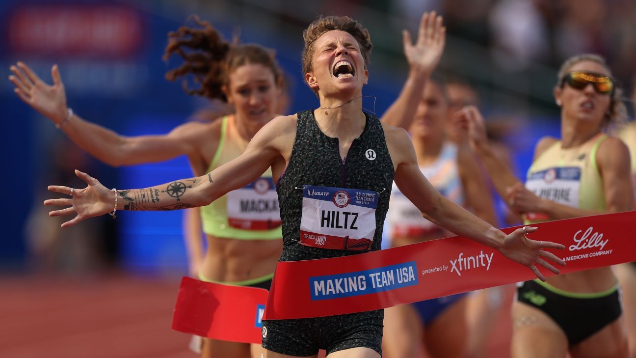 Nikki Hiltz, trans y no binaria, correrá 1,500m por EE. UU. en Paris 2024 - ESPN
