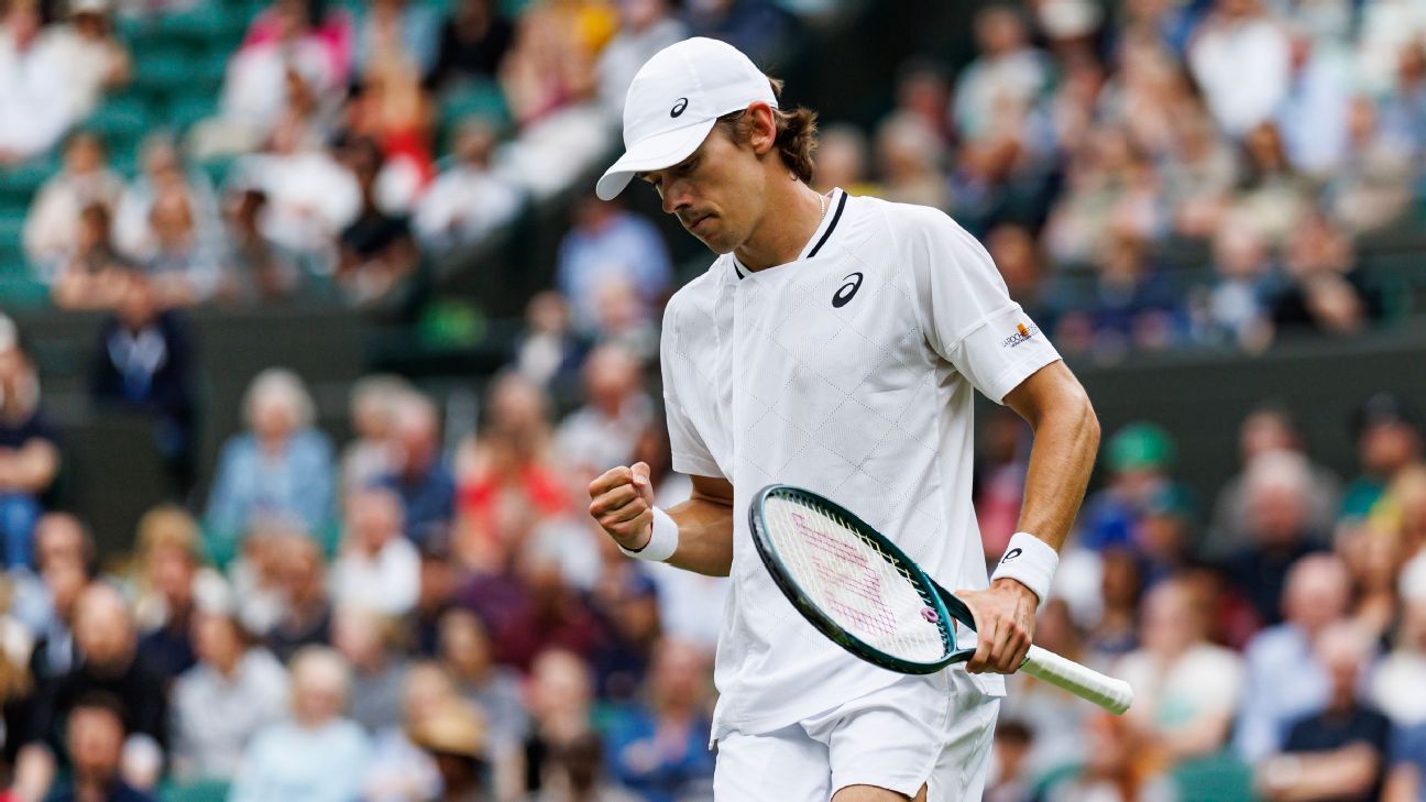 De Minaur slays his Wimbledon demon to reach QF