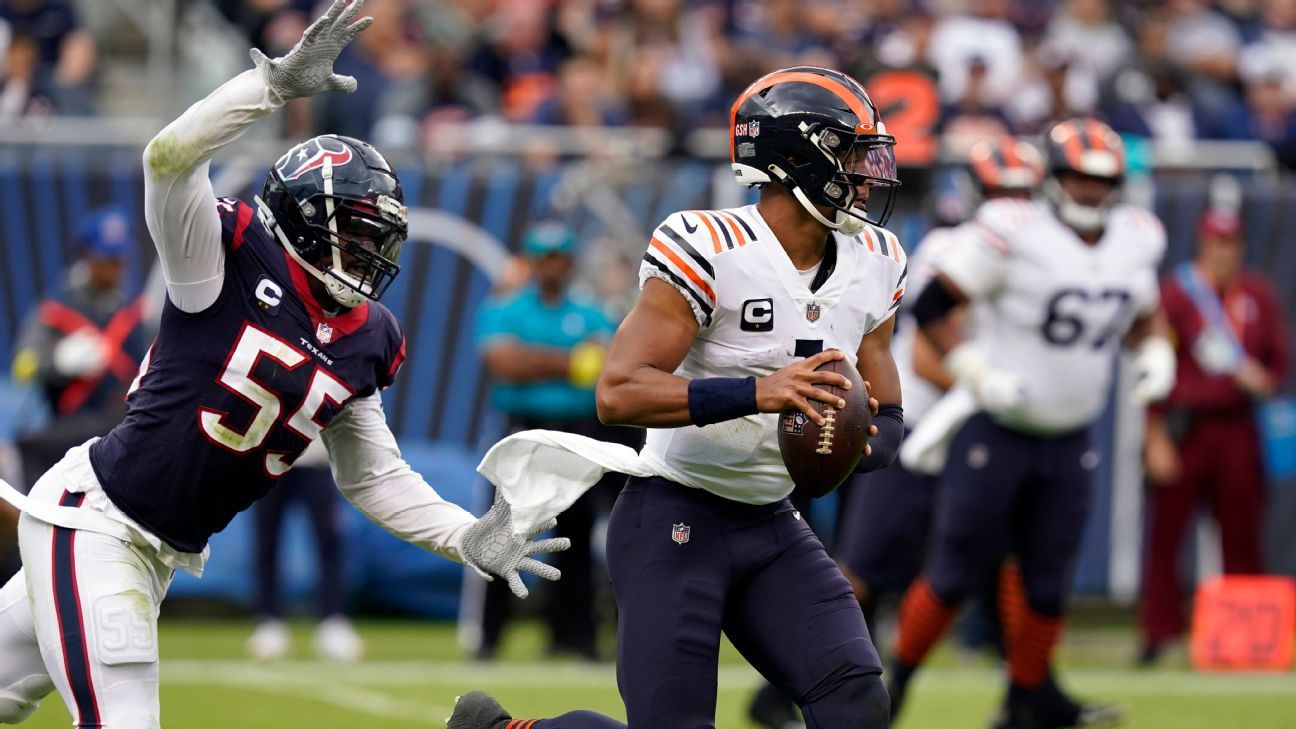 Jerry Hughes regresa a Texans para su temporada N° 15 de NFL - ESPN