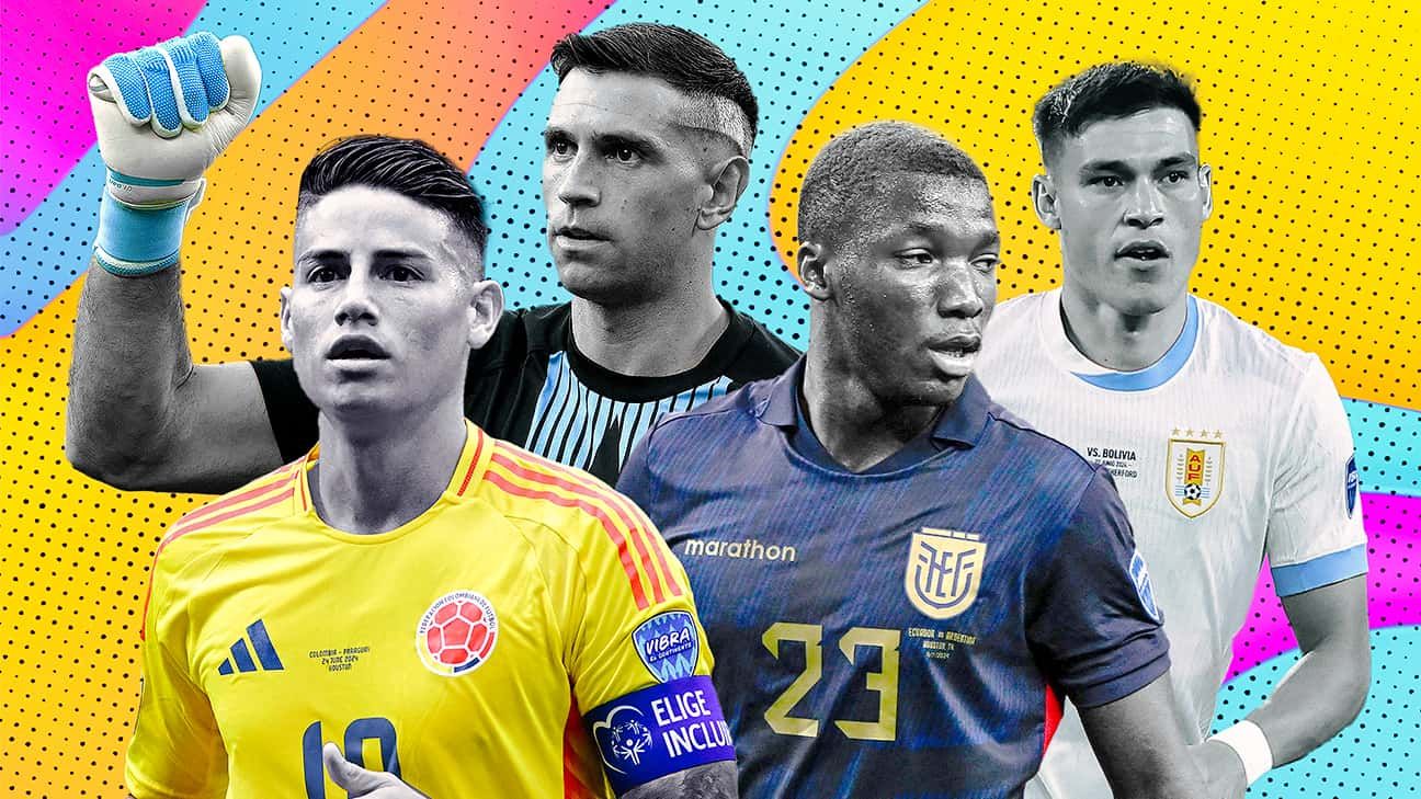 Copa América 2024 best XI: James Rodríguez, Luis Díaz, more