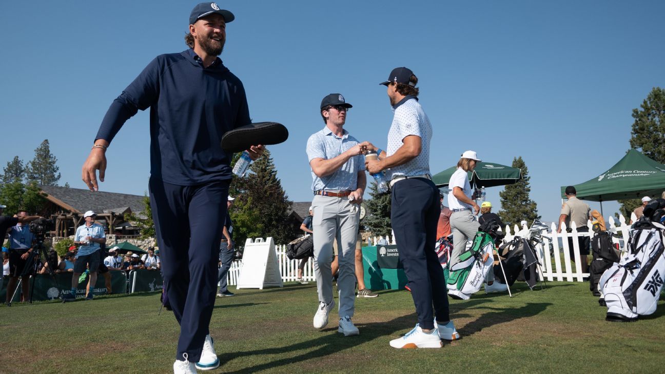 Panthers WR Thielen leads Tahoe celebrity golf