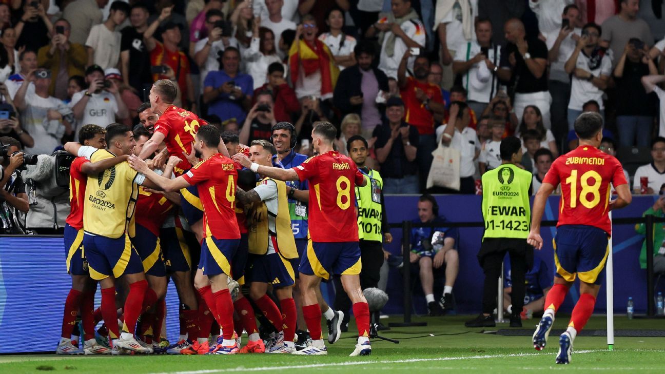 Perfect Spain set Euro goals record on way to title