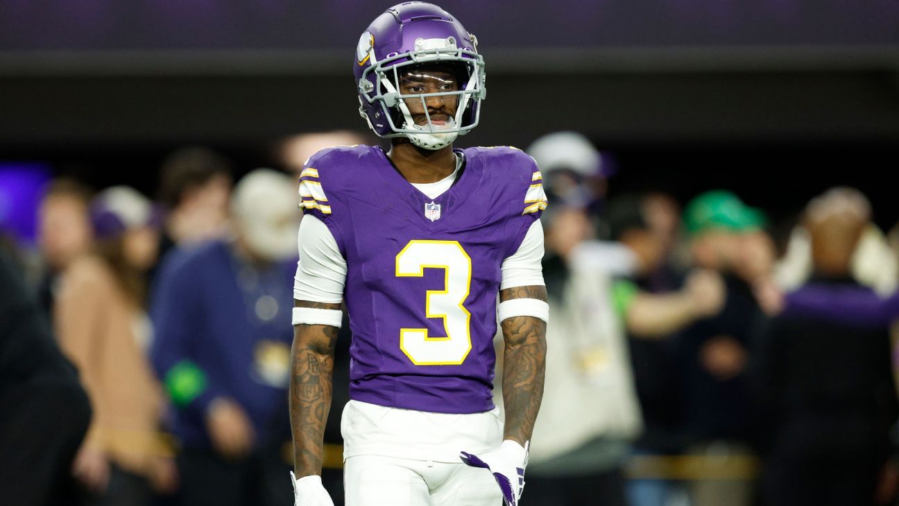 Vikings WR Addison arrested on suspicion of DUI