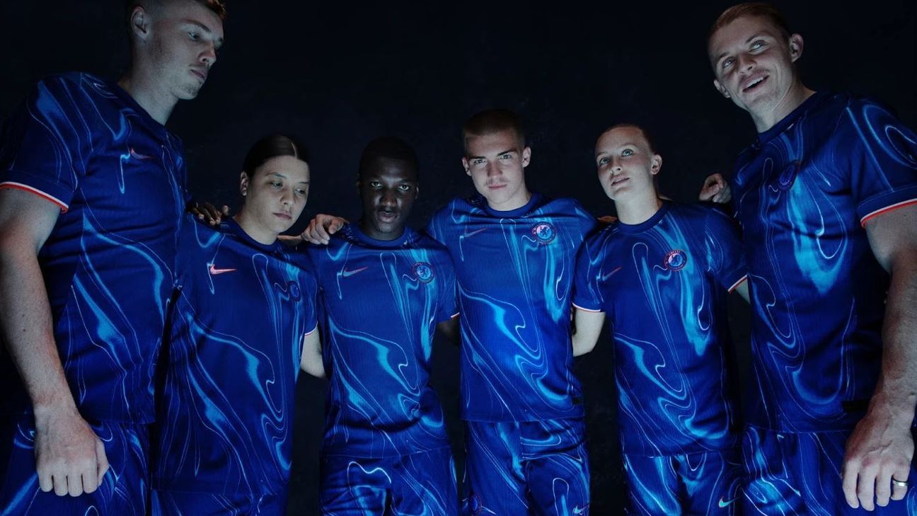 Chelsea unveil wild 'blue flame' home kit for 2024-25 season