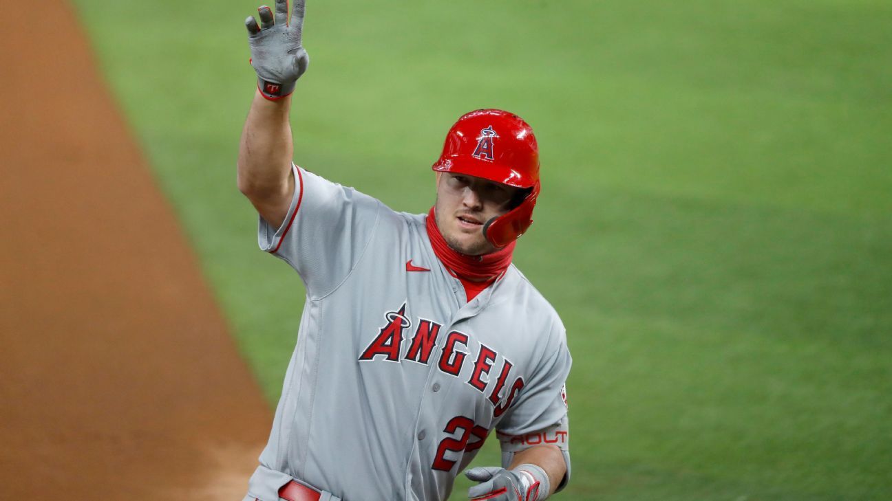 Mike Trout says move away from center field possible next year