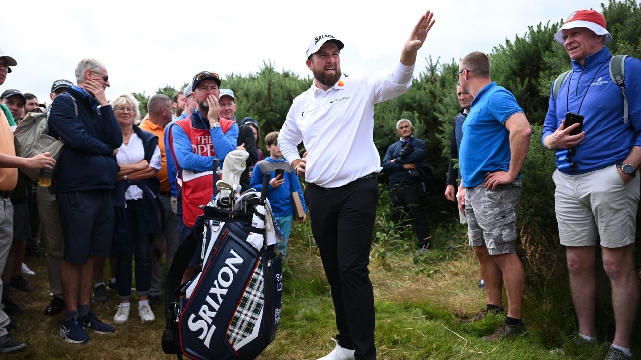 Shane Lowry moves past cameraman’s distraction to lead Open
