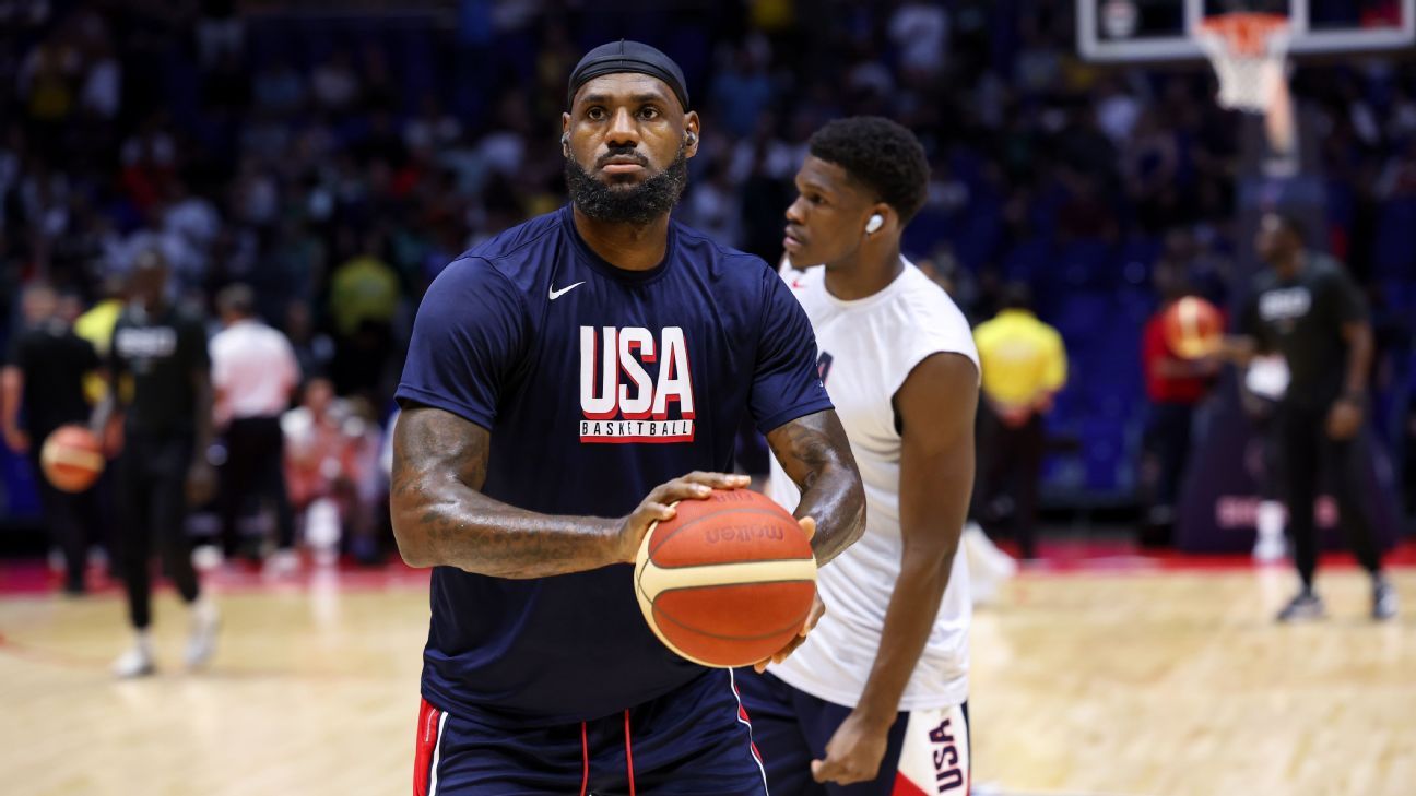 Team USA inicia con Stephen Curry, LeBron James y Joel Embiid ante ...