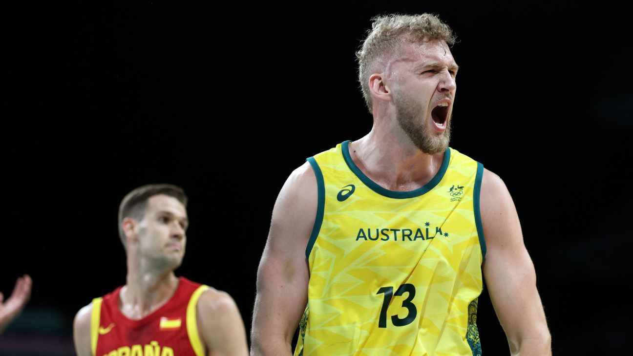 Landale lifts Aussies past Spain in men's hoops