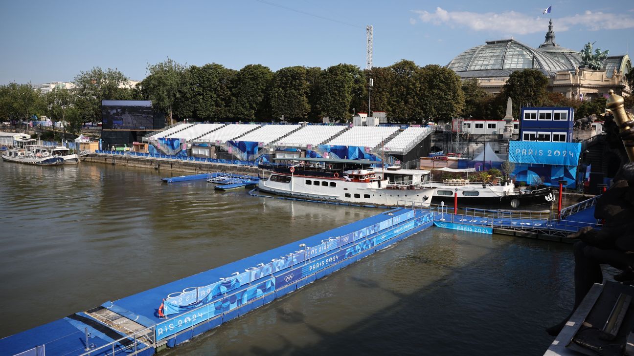 Paris Olympic triathlon training session canceled over Seine ESPN