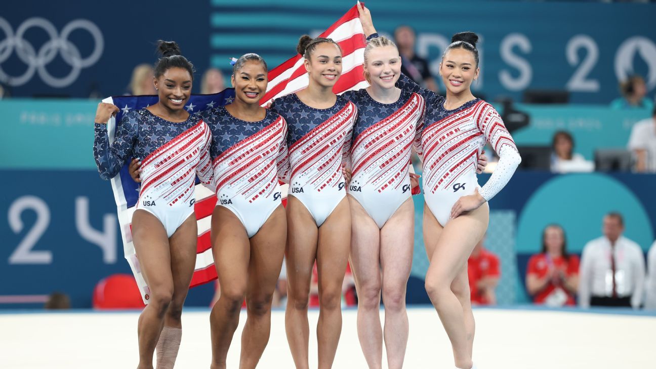 2024 Olympics Biles unveils U.S. women's gymnastics team name ESPN