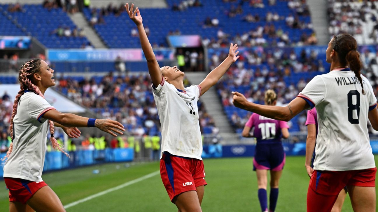 Smith, Girma dazzle in new-look USWNT as Olympic gold medal awaits