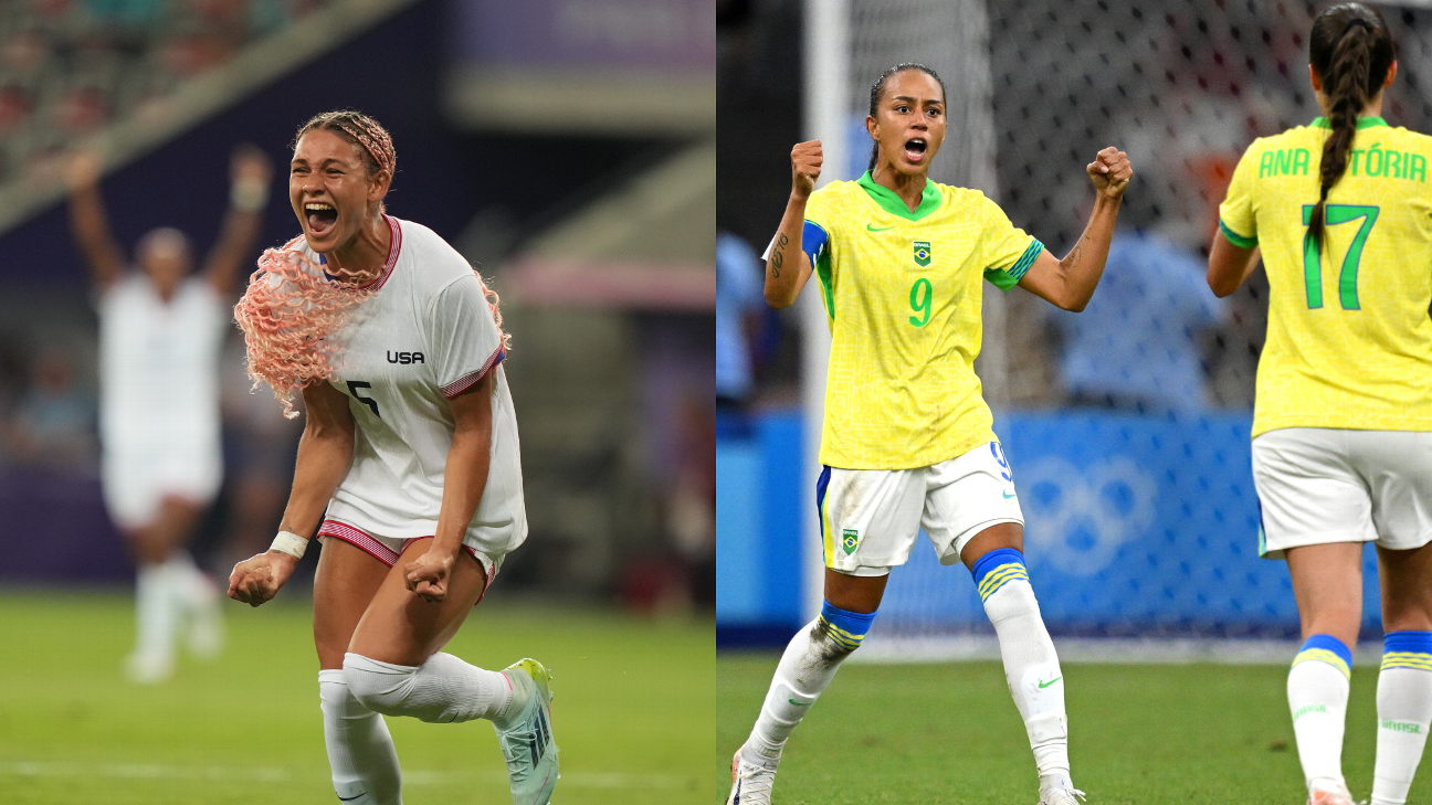 USWNT vs Brazil Women's Olympic Final Showdown for Gold in 2024 BVM