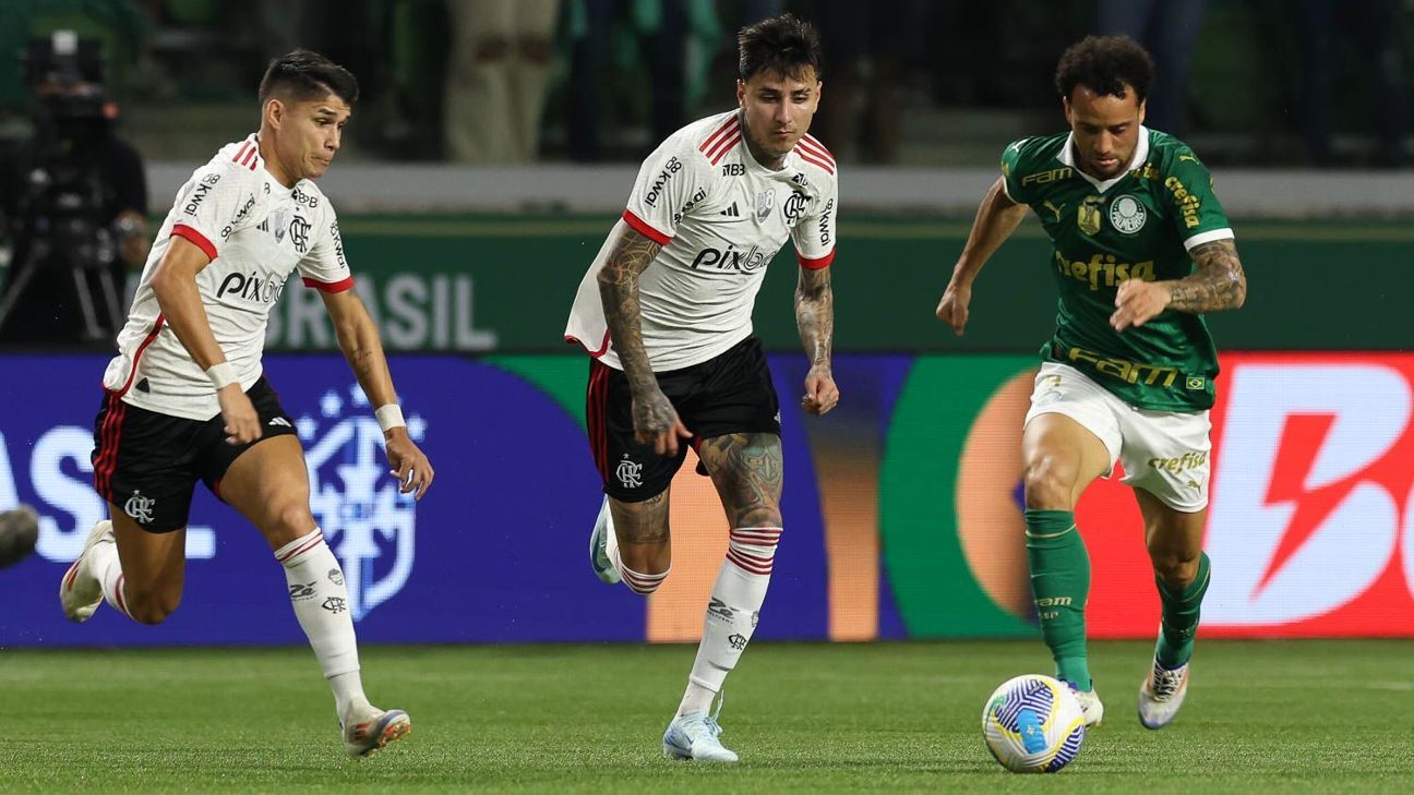 Palmeiras desbanca, mas Flamengo garante vaga nas quartas da Copa do Brasil.