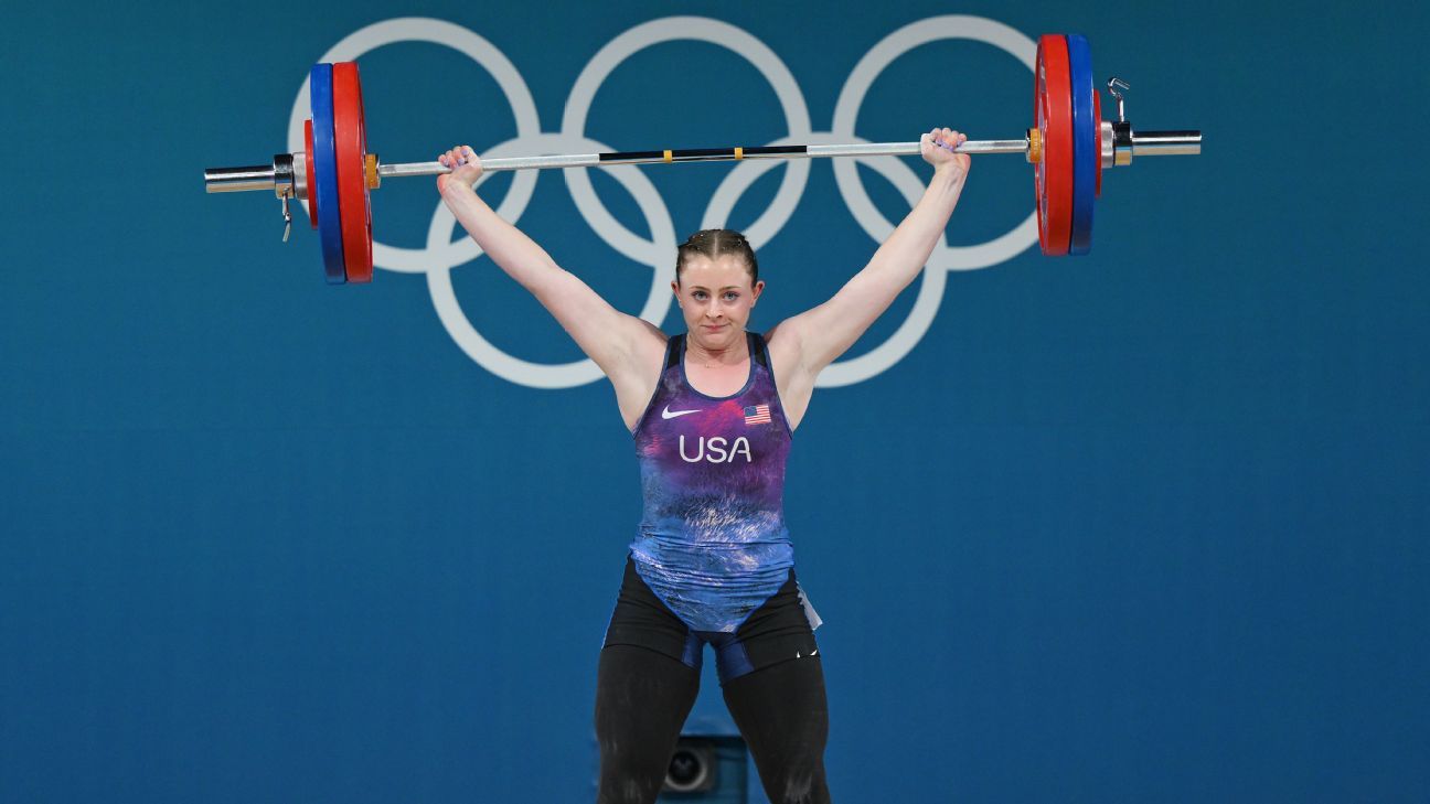 American Olivia Reeves wins rare Olympic weightlifting gold ESPN