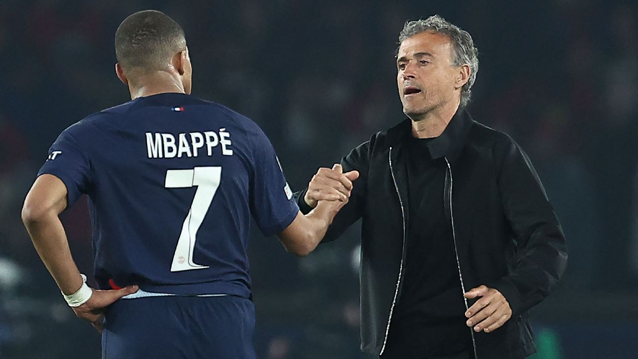 PSG boss Luis Enrique on Kylian Mbappé exit The team is the star