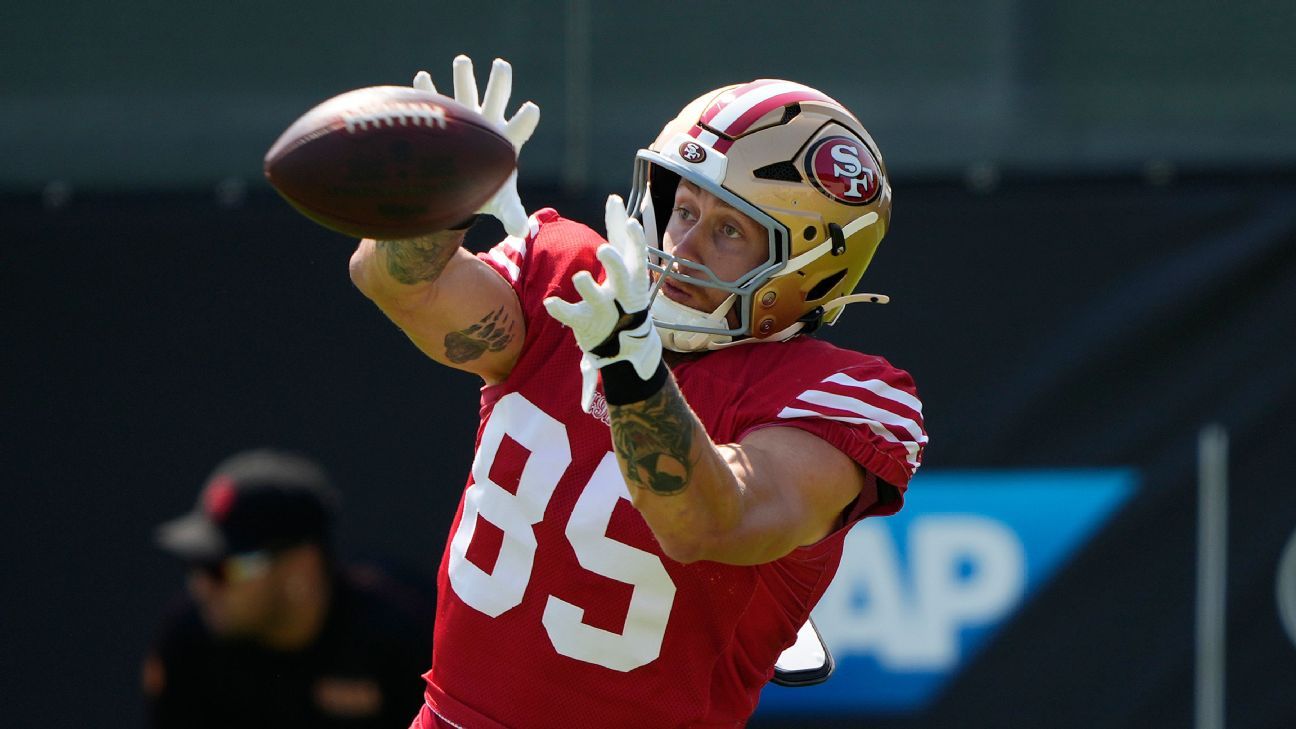 49ers likely without Kittle, Samuel, McCaffrey vs. Rams - ESPN