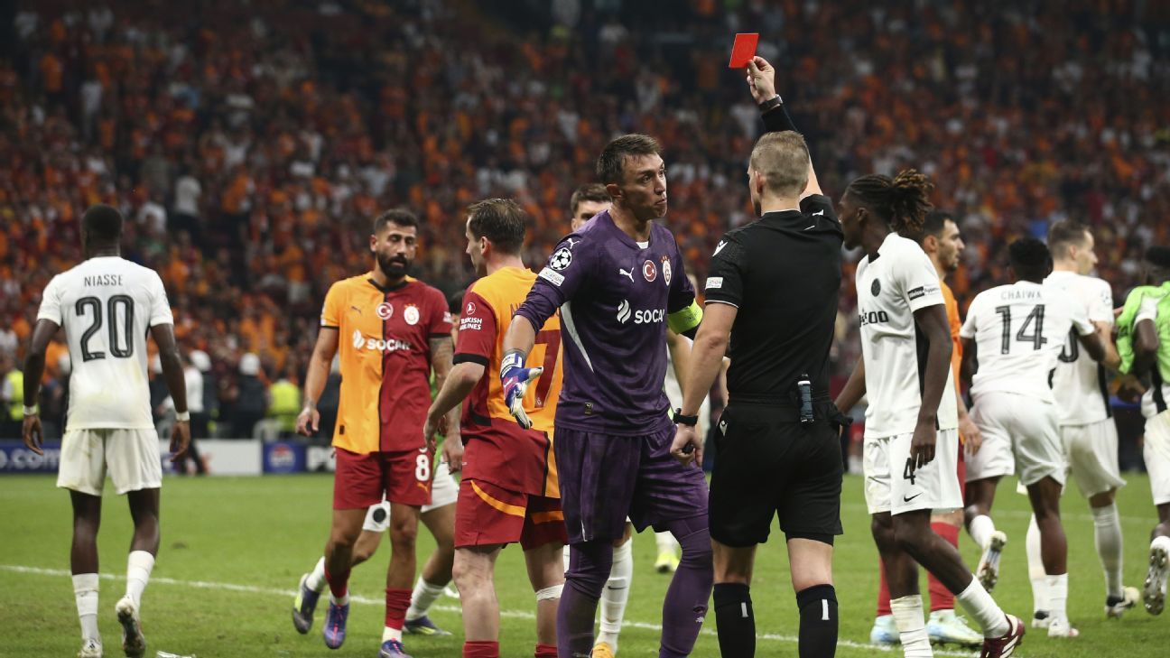 Fernando Muslera a été expulsé et Galatasaray a été exclu de la Ligue des champions.