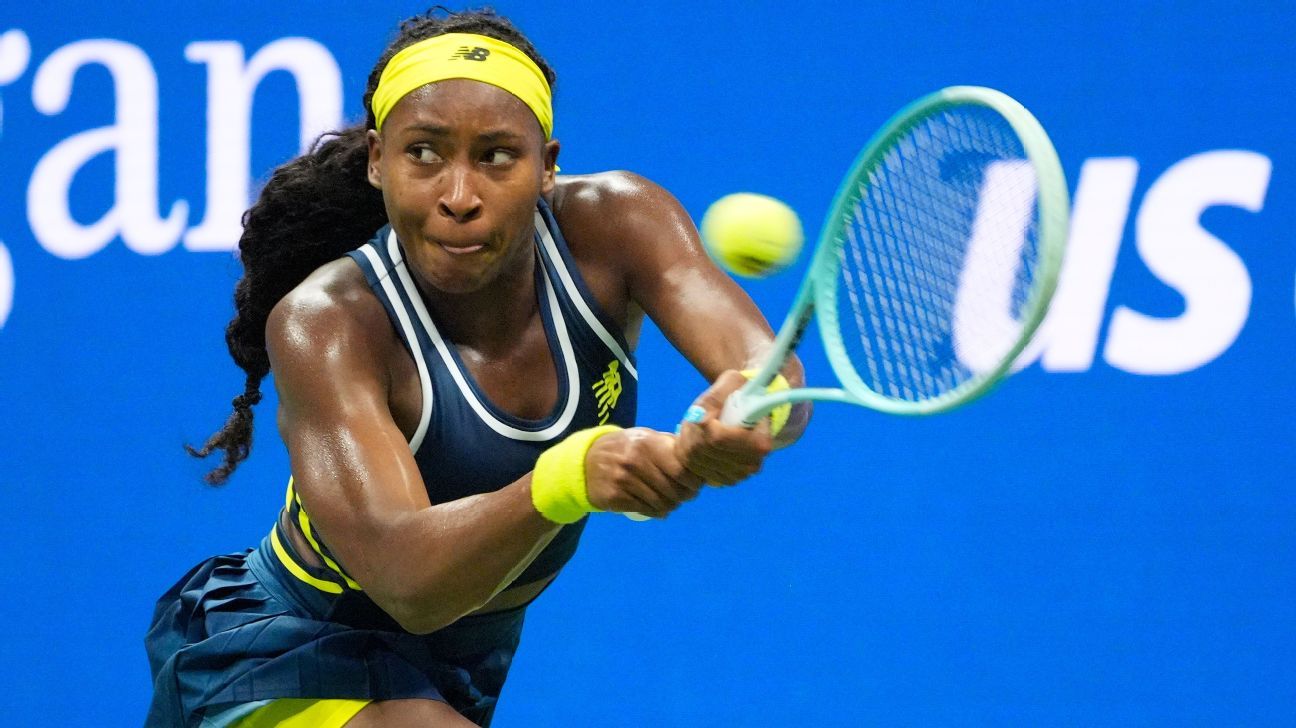 Coco Gauff overcomes initial serve problems and wins the 2nd round of the US Open