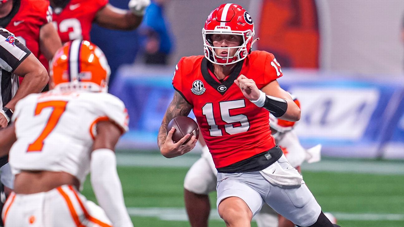 Beck, No. 1 Georgia manhandle No. 14 Clemson