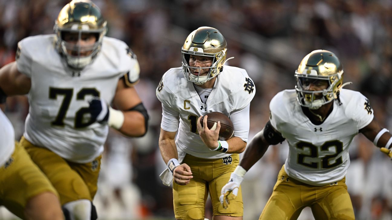 College Football Playoff picks after Week 1