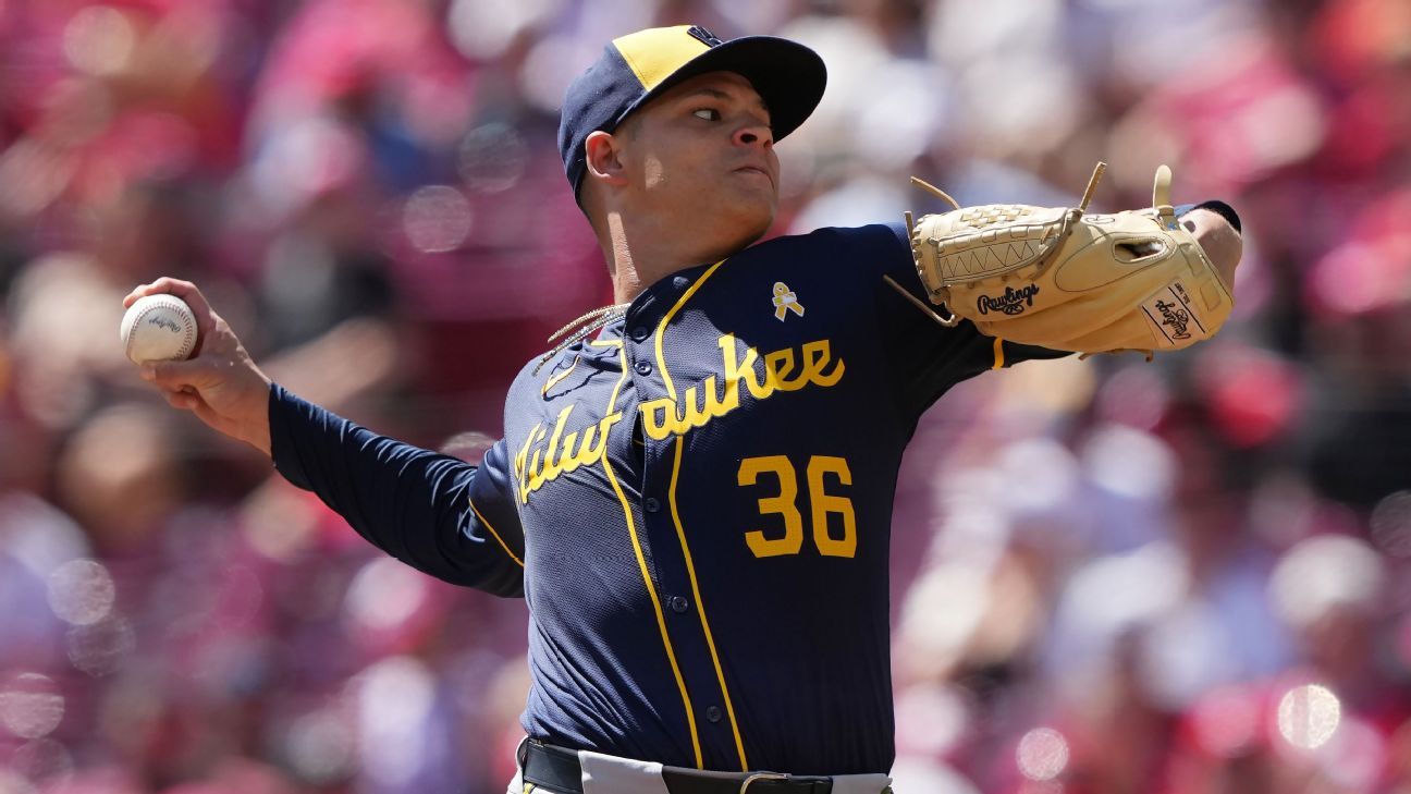 Brewers send Myers to Triple-A, recall Peguero