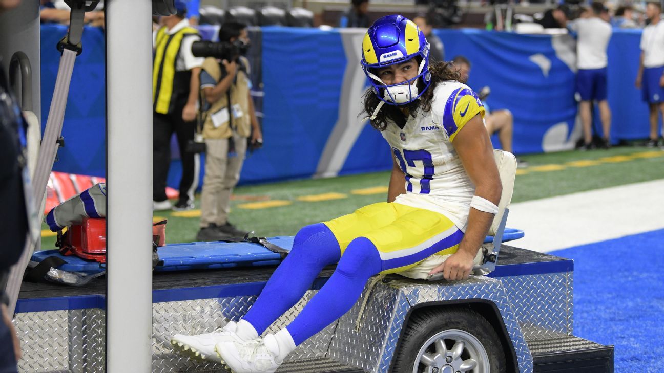 Rams WR Puka Nacua could be out 5-7 weeks, sources say