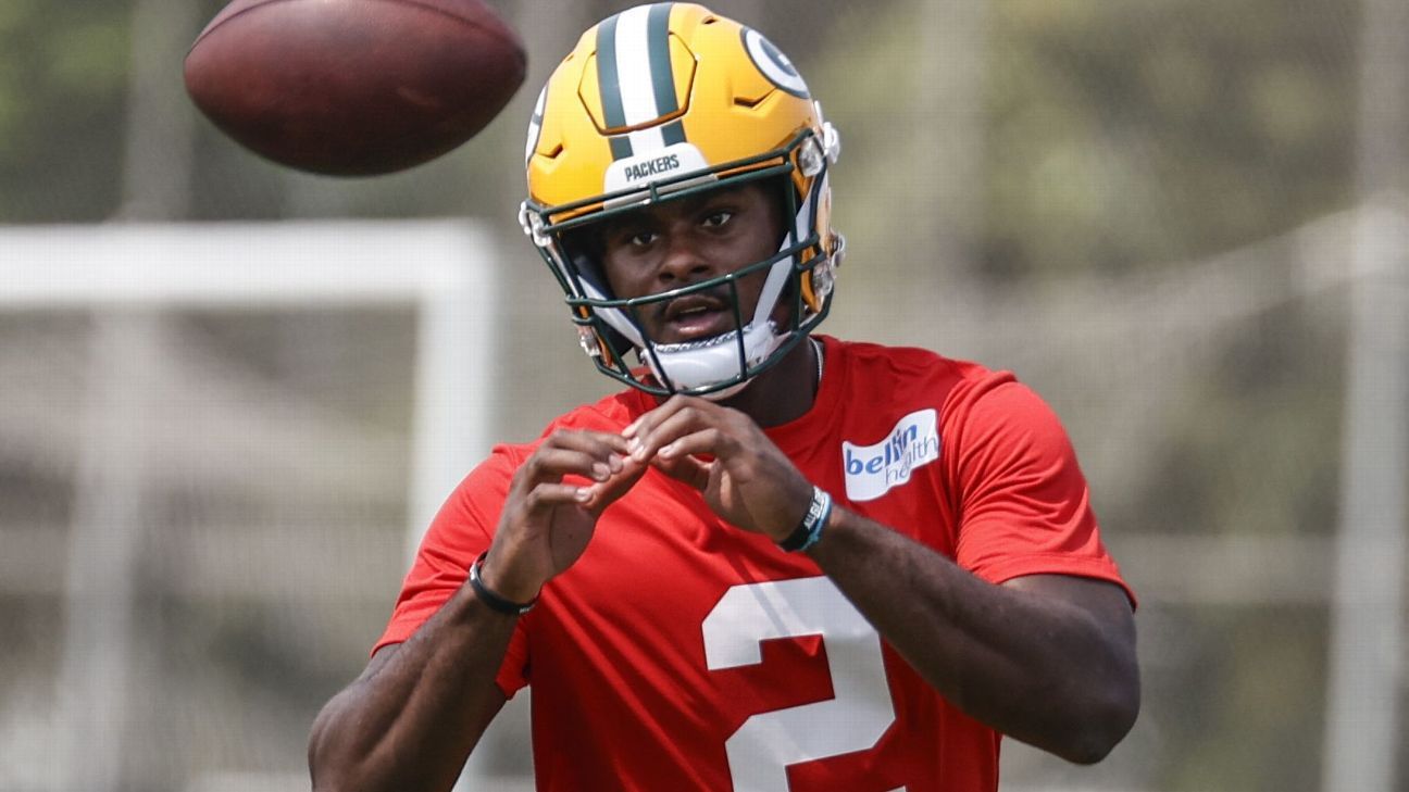 Green Bay Packers downgrade QB Jordan Love to questionable