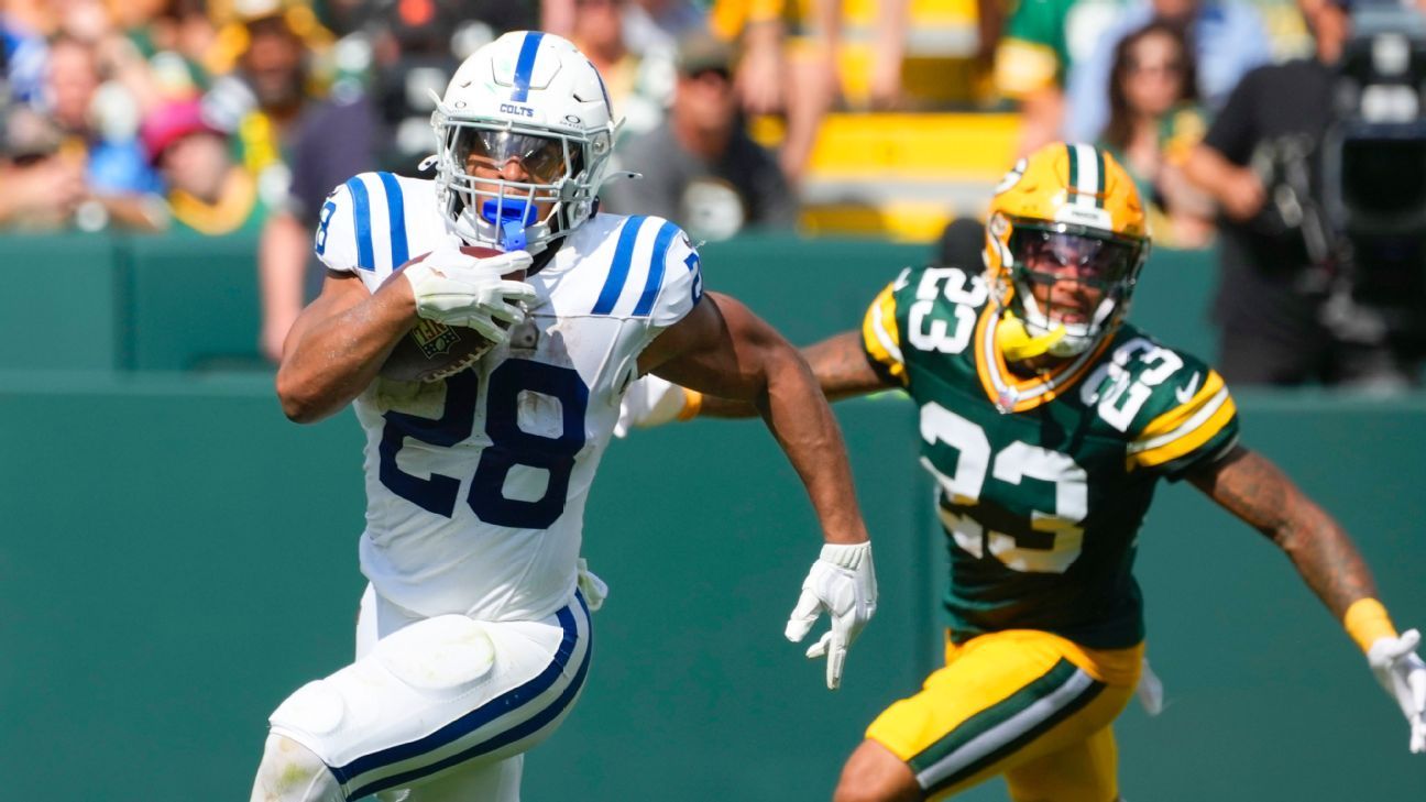 Colts Rb Colts RB Jonathan Taylor defends coach after 4th-quarter absence - ESPN
