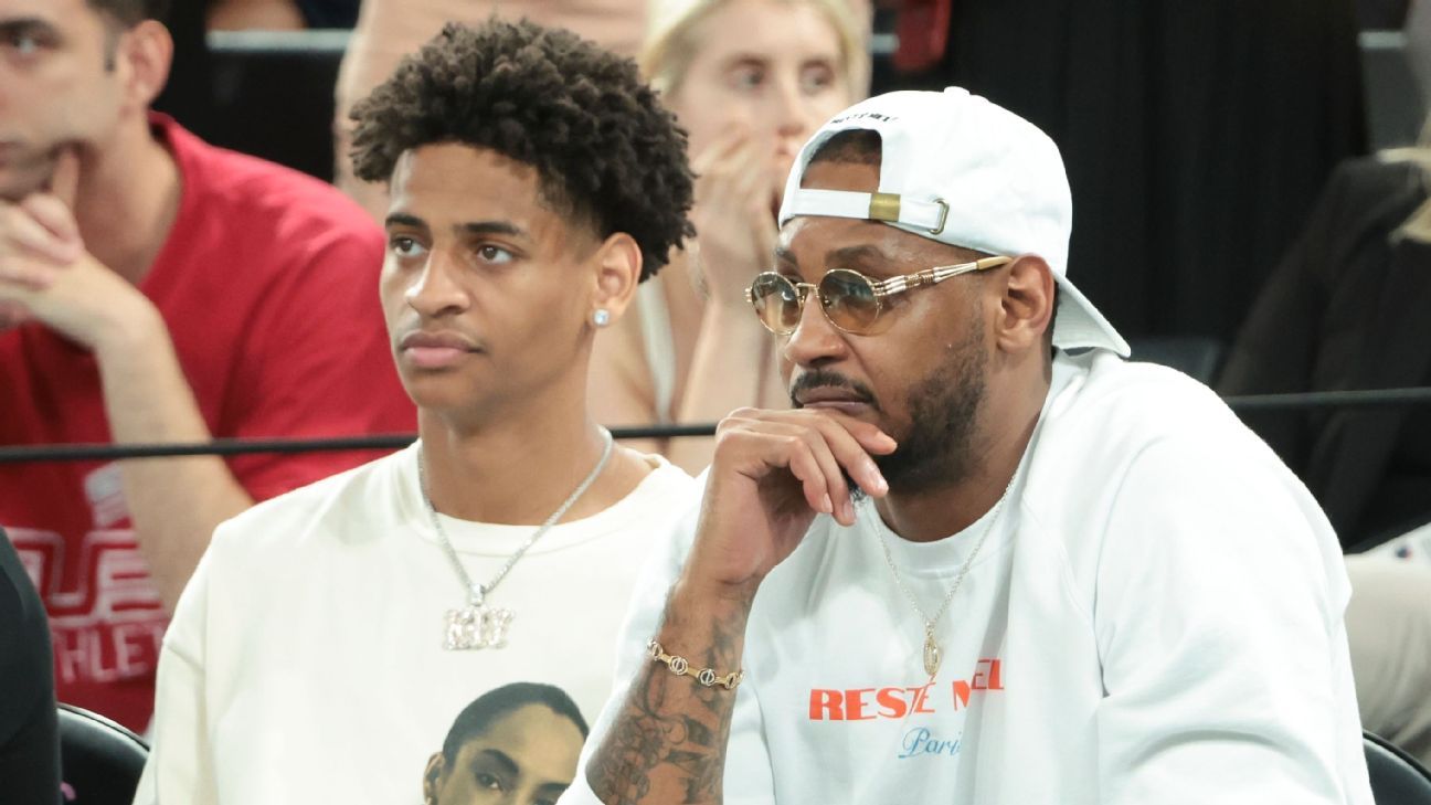 Melo’s son: Cuse is finalist, but dad doesn’t push