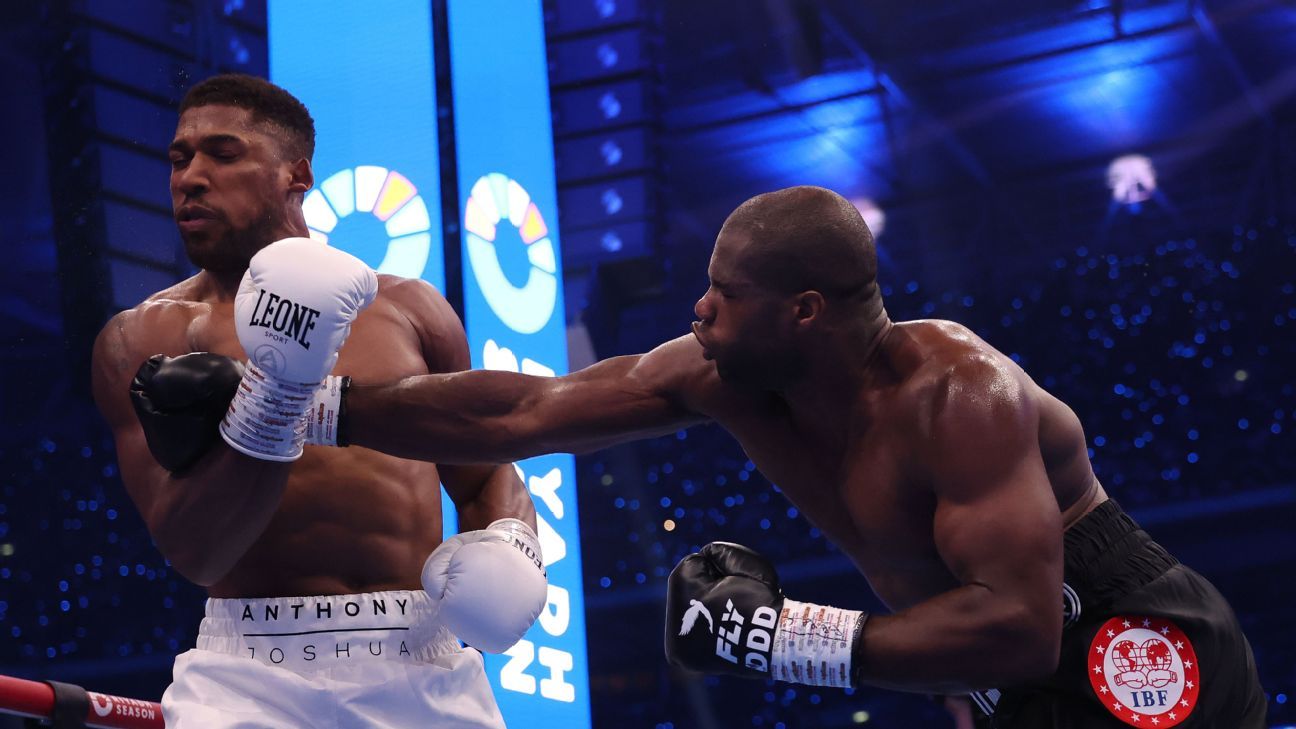 Results and analysis: Daniel Dubois knocks out Anthony Joshua