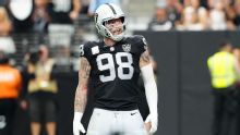Raiders sit DE Maxx Crosby for game vs. Giants, sources say