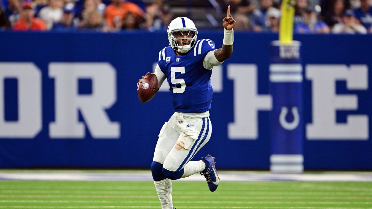 Colts QB Anthony Richardson struggling for accuracy ESPN